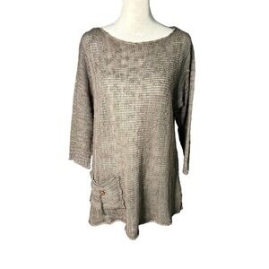 GEORGINA Estafania Made In USA Lightweight Sweater Size Medium